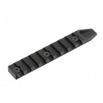 9 Slots Picatinny Rail Section for Key-Mod handguard R027-9BK- Black [Castellan]